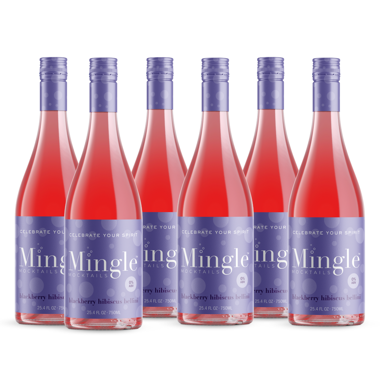 Blackberry Hibiscus Bellini 750ML Bottles - $6.50/ea x 6