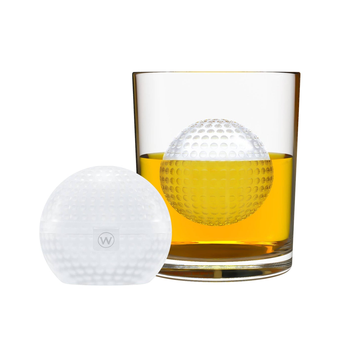 Golf Ball Ice Mold: 2 pack