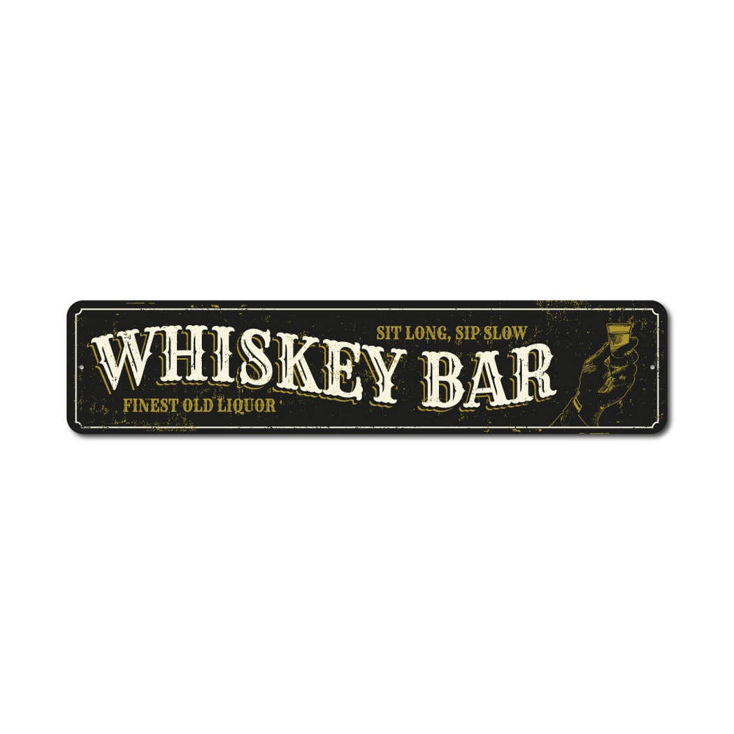 Old Whiskey Bar Sign