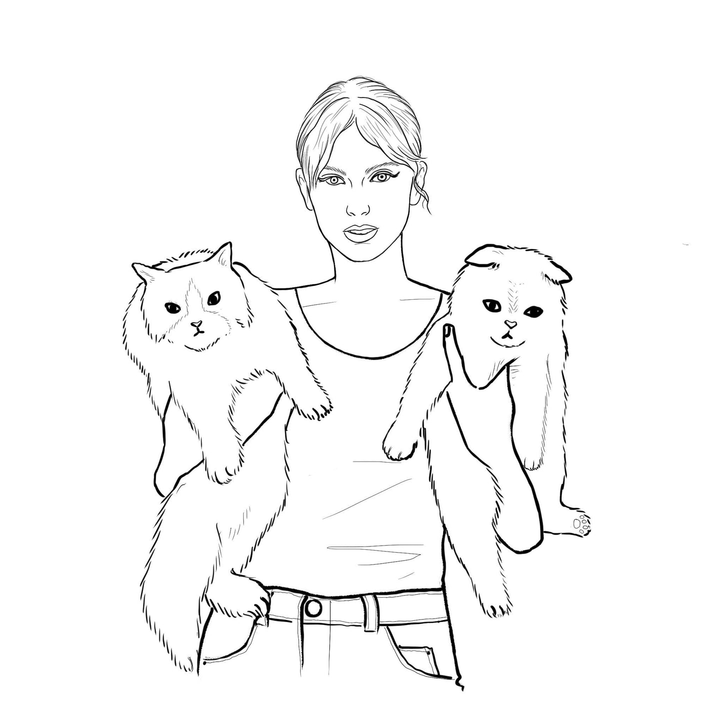 Colour Me Swiftly - Unofficial Taylor Swift Colouring book