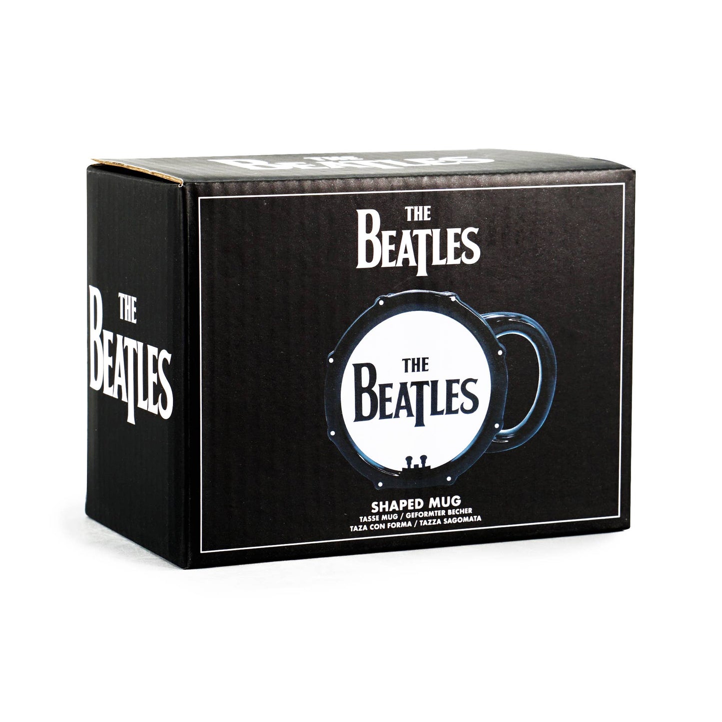 Ceramic Shaped Drum Mug The Beatles Logo