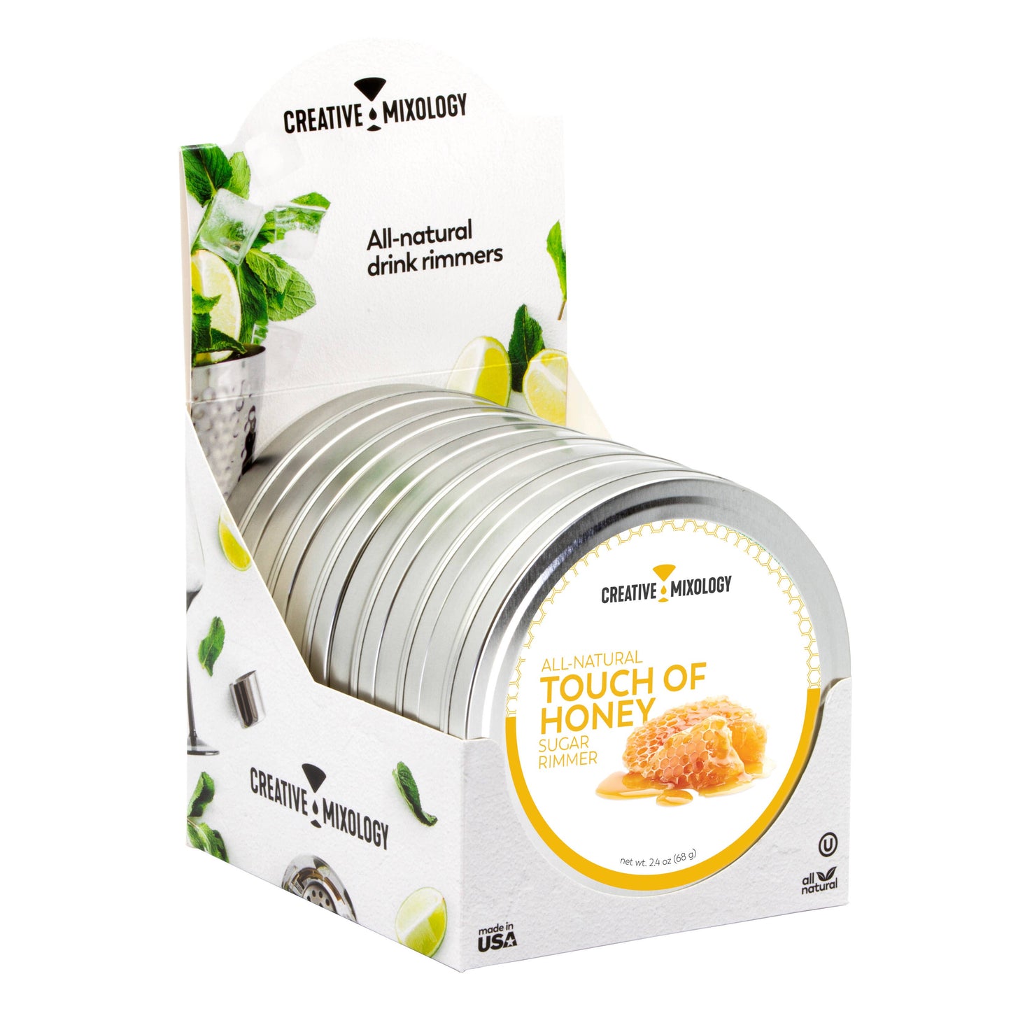 All-Natural Touch of Honey Sugar Cocktail Rimmer - Case of 6