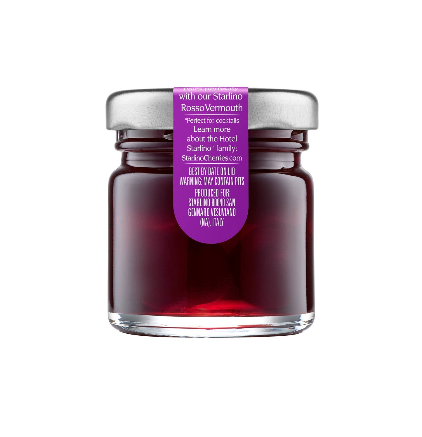 Hotel Starlino Maraschino Cherries MINI Jars 42g - 96 jars