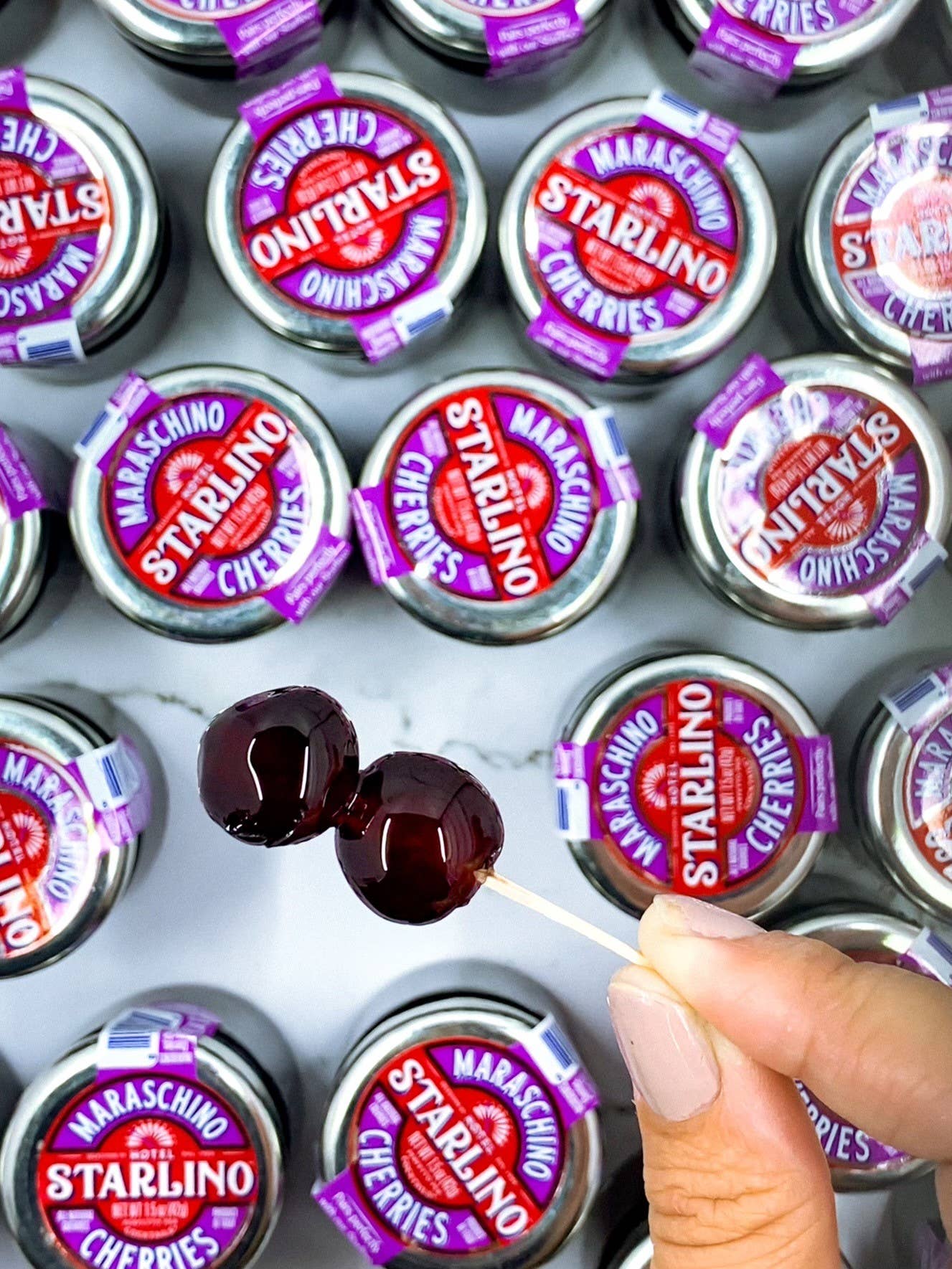 Hotel Starlino Maraschino Cherries MINI Jars 42g - 96 jars