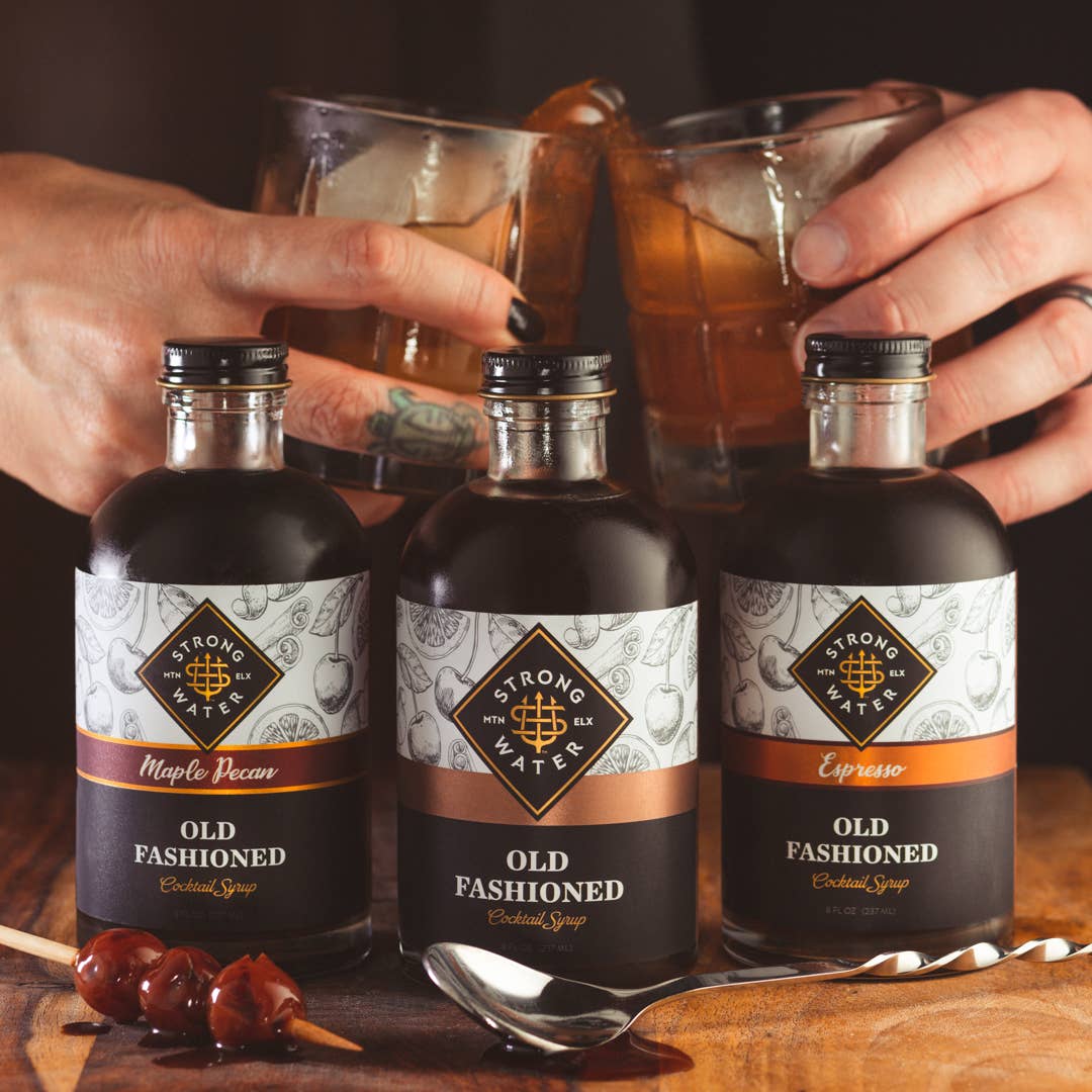 Maple Pecan Old Fashioned Cocktail Syrup