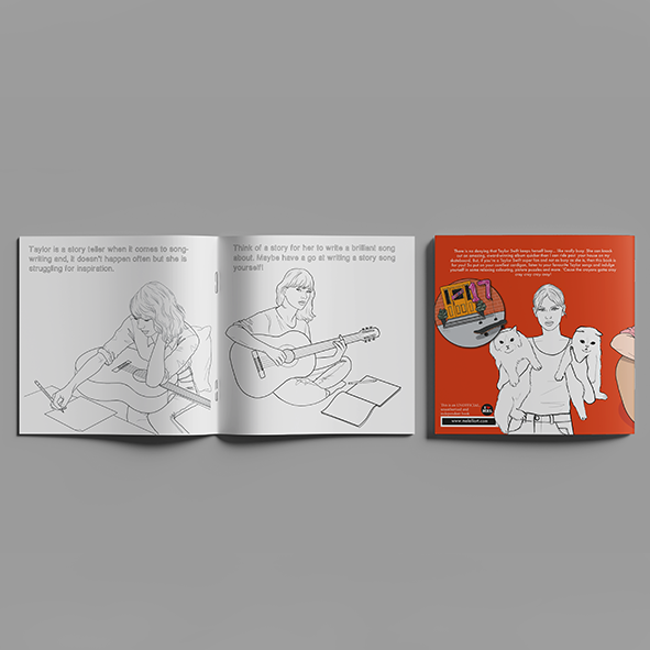 Colour Me Swiftly - Unofficial Taylor Swift Colouring book