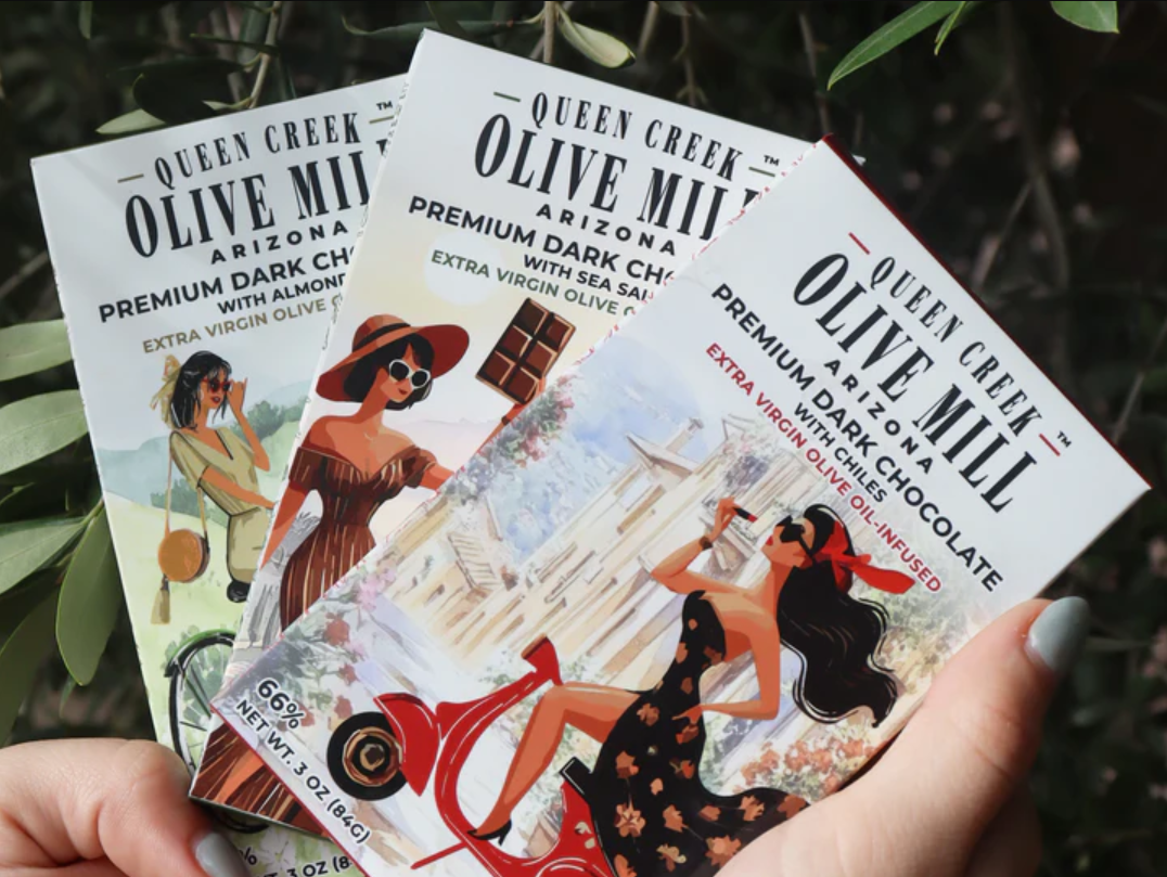 66% Premium Dark Chocolate Bar w/Chiles EVOO Infused - 3oz