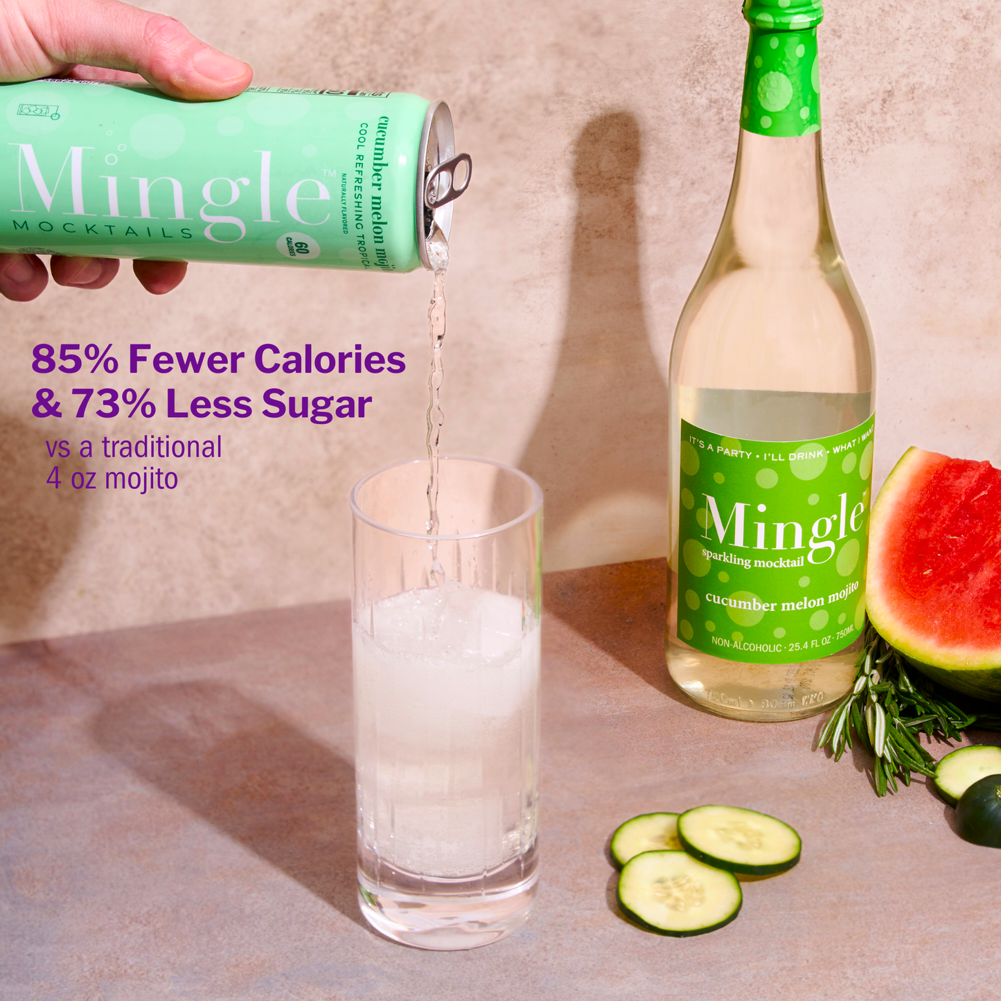 Cucumber Melon Mojito 750ML Bottles - $6.50/ea x 6
