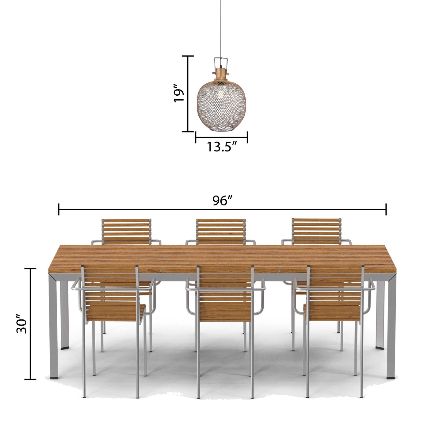 13.5"H Kellem Handcrafted Brass Mesh Pendant Lamp