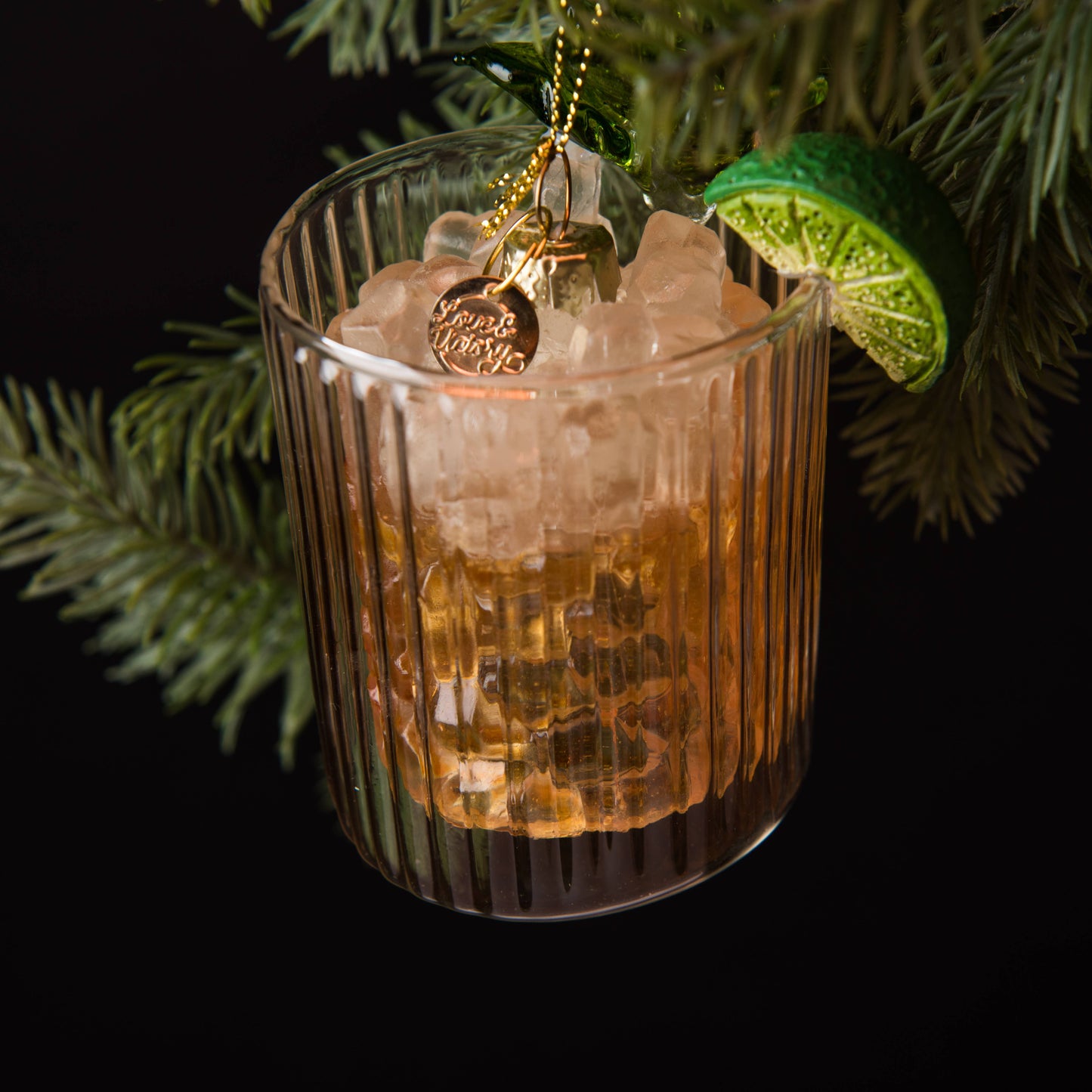 Mai Tai Cocktail Christmas Ornament
