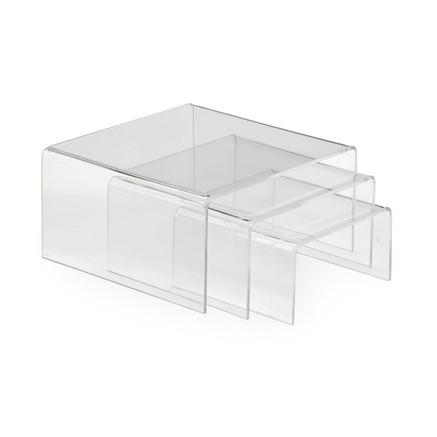 Clear Acrylic Low Profile Risers