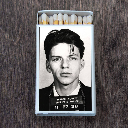 Frank Sinatra Mug Shot Matchbox • Matches • Candle Acc
