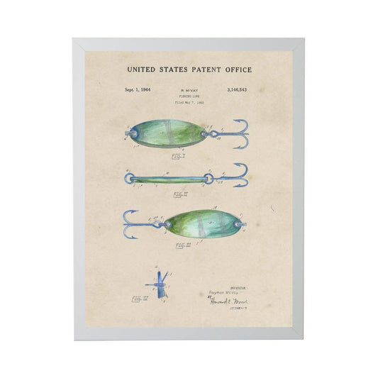 Watercolor Fishing Lure Patent