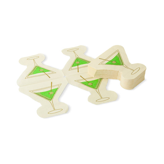 40pk Cocktail Napkins - Martini