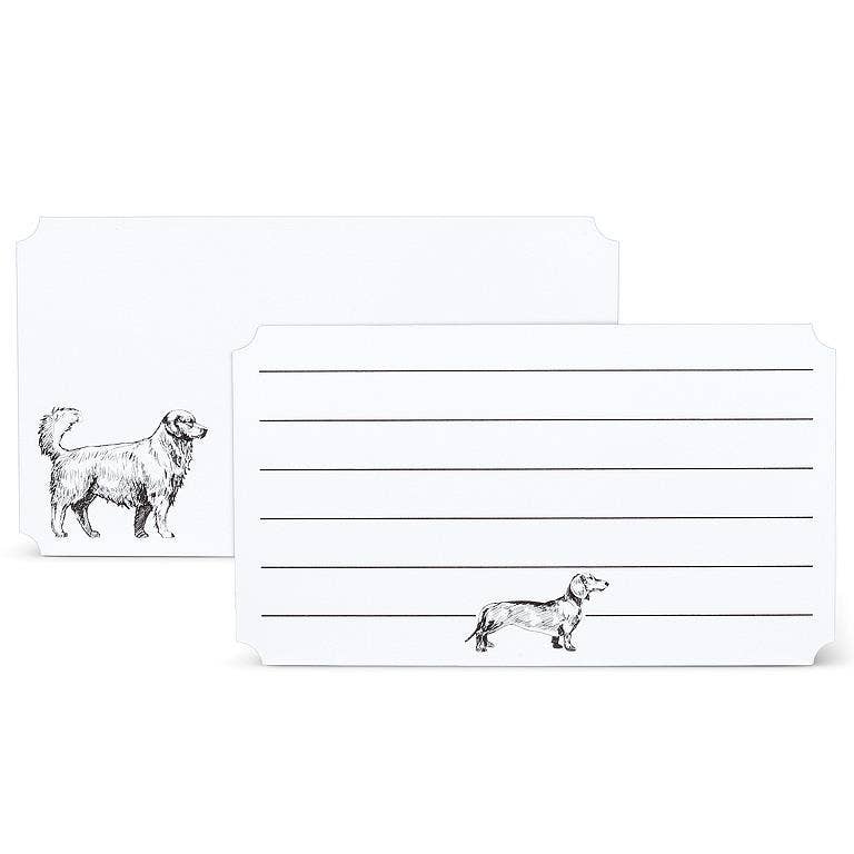 50 Piece Dog Mini Note Cards-2x3.5"L