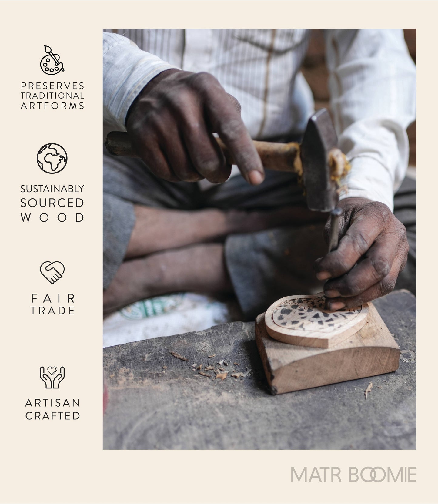 5 Dice Box Set -  Handcrafted Wood