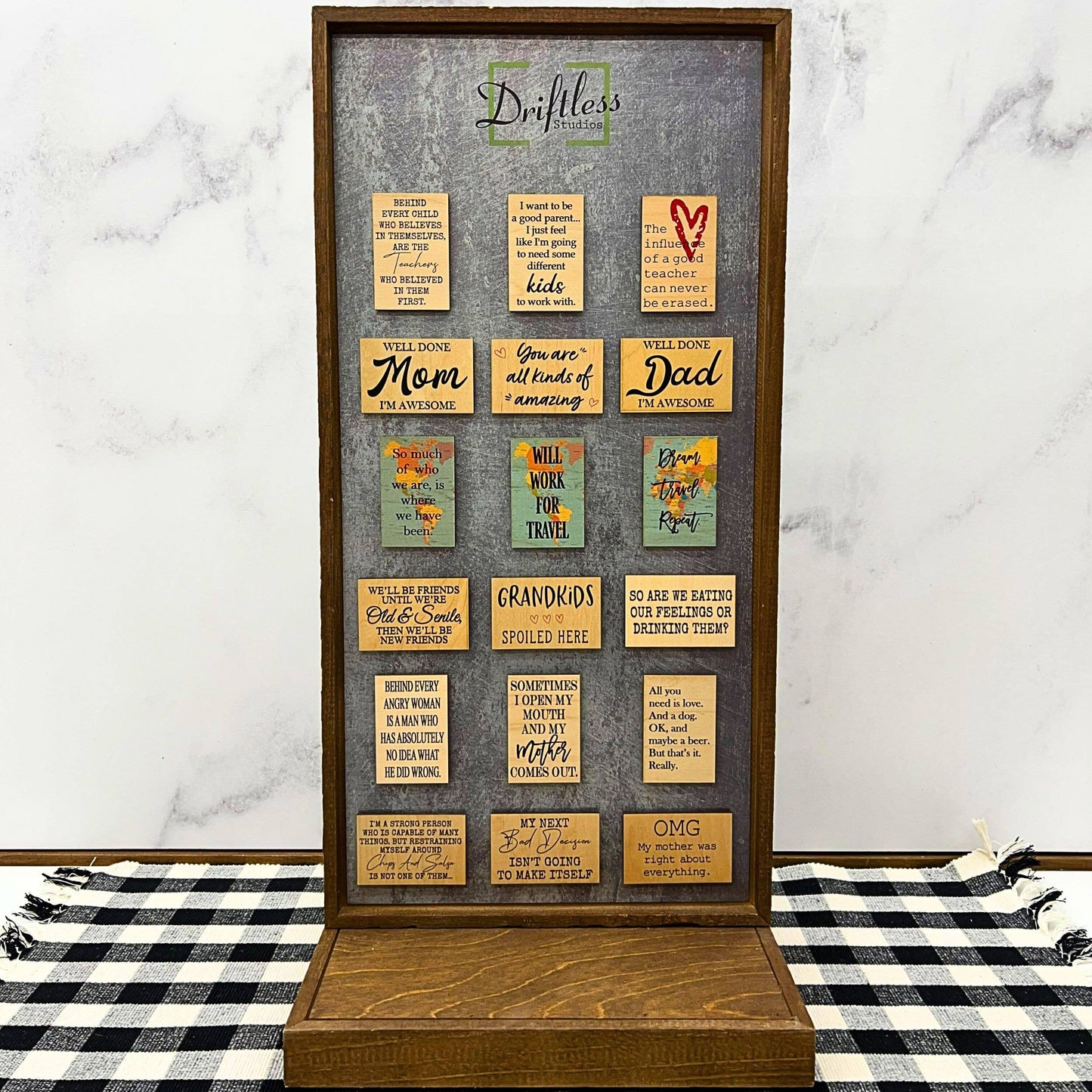 So Are We Eating Our Feelings Or Drinking Them Wood Magnets