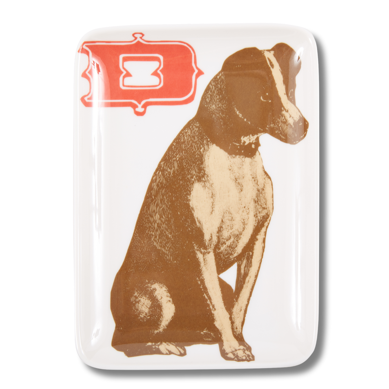 Alphabet Dog Melamine Valet Tray