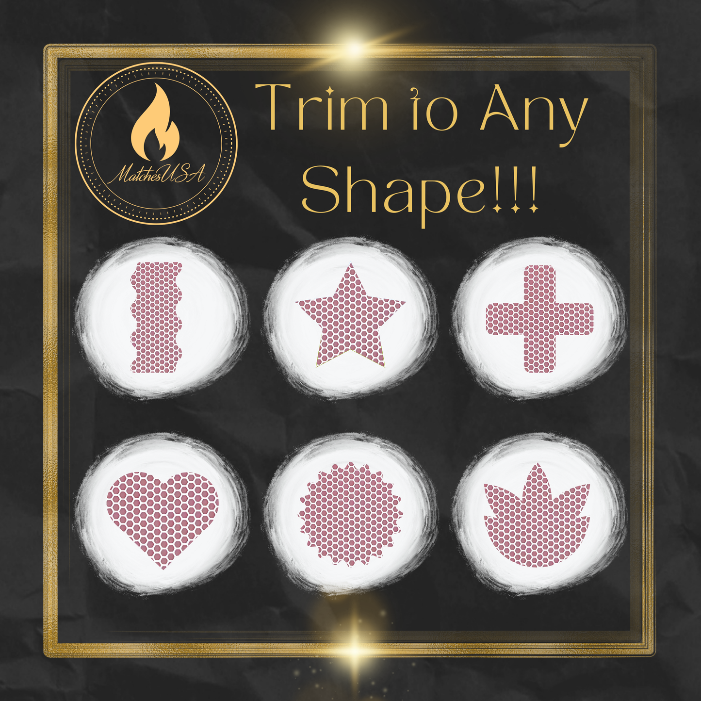 Adhesive Match Striker Paper (8.5x11") - Matches Sheet