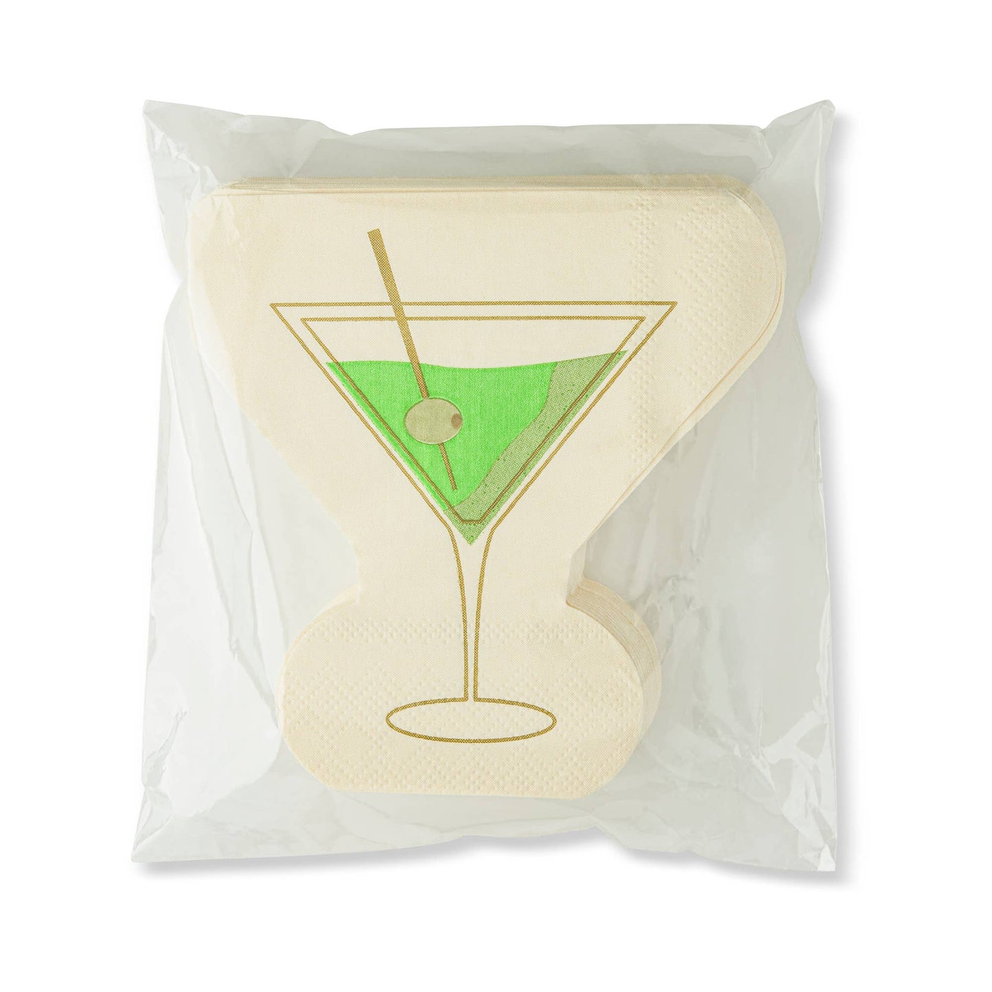 40pk Cocktail Napkins - Martini