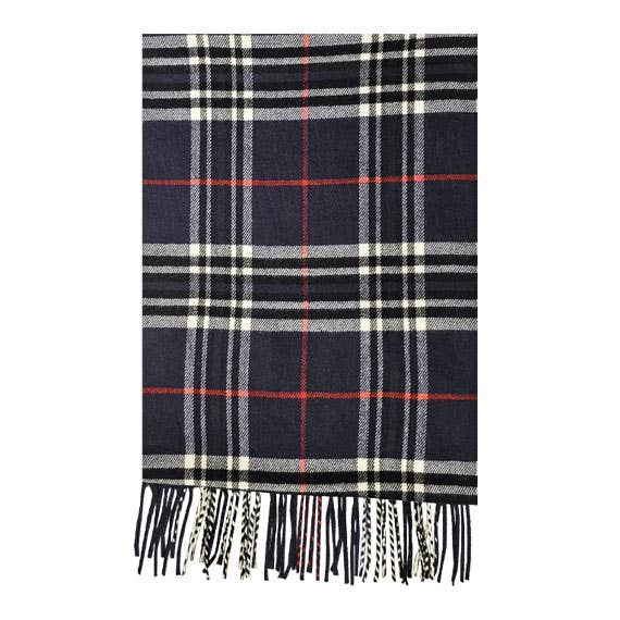 BB. Inspired Plaid Basic Colors Cashmere Touch Muffler scarf