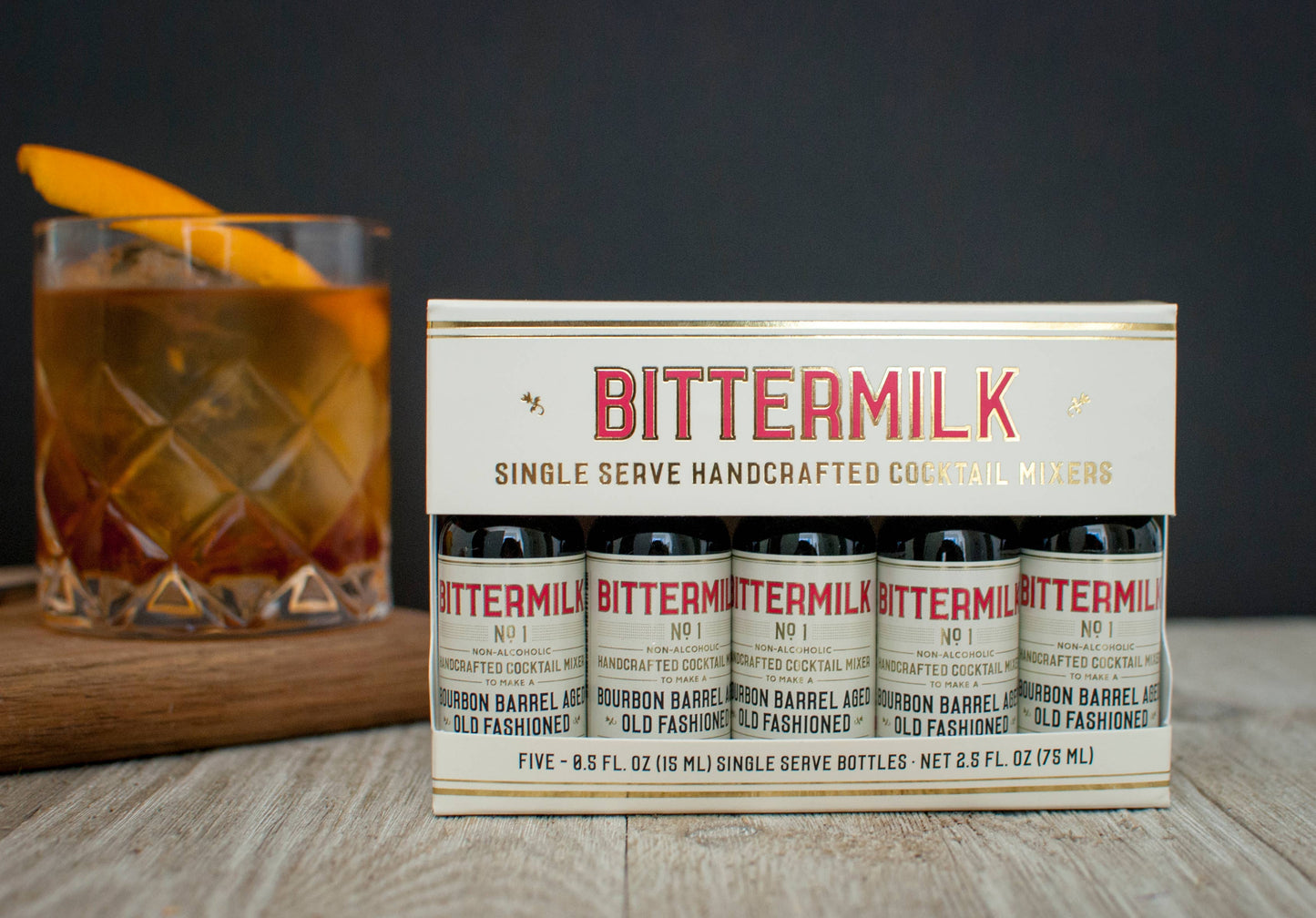 5 Pack - Single Serve No.1Bourbon Barrel Aged Old Fashioned