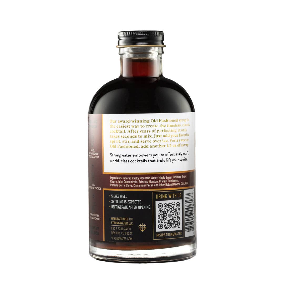 Maple Pecan Old Fashioned Cocktail Syrup