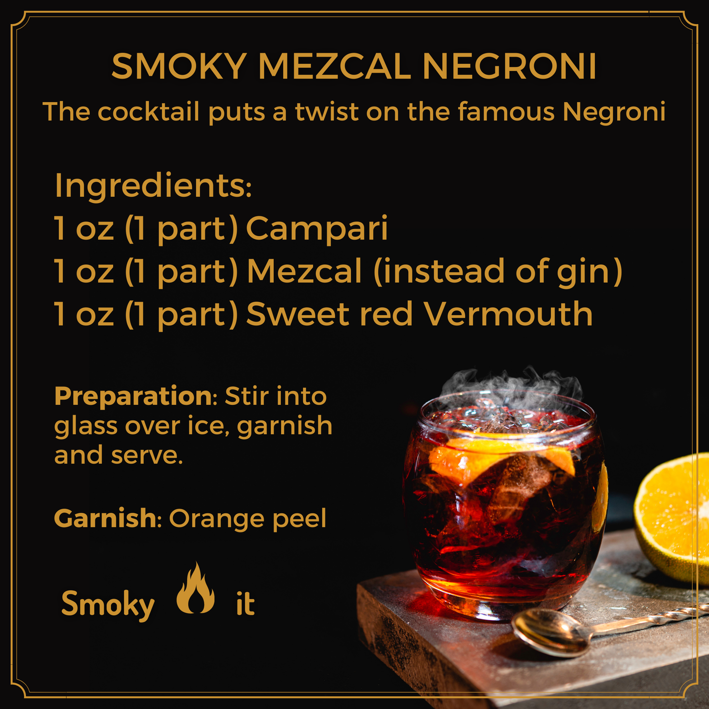 Cocktail Smoker Kit - Gift Box, Smoke Whiskey, Old Fashioned