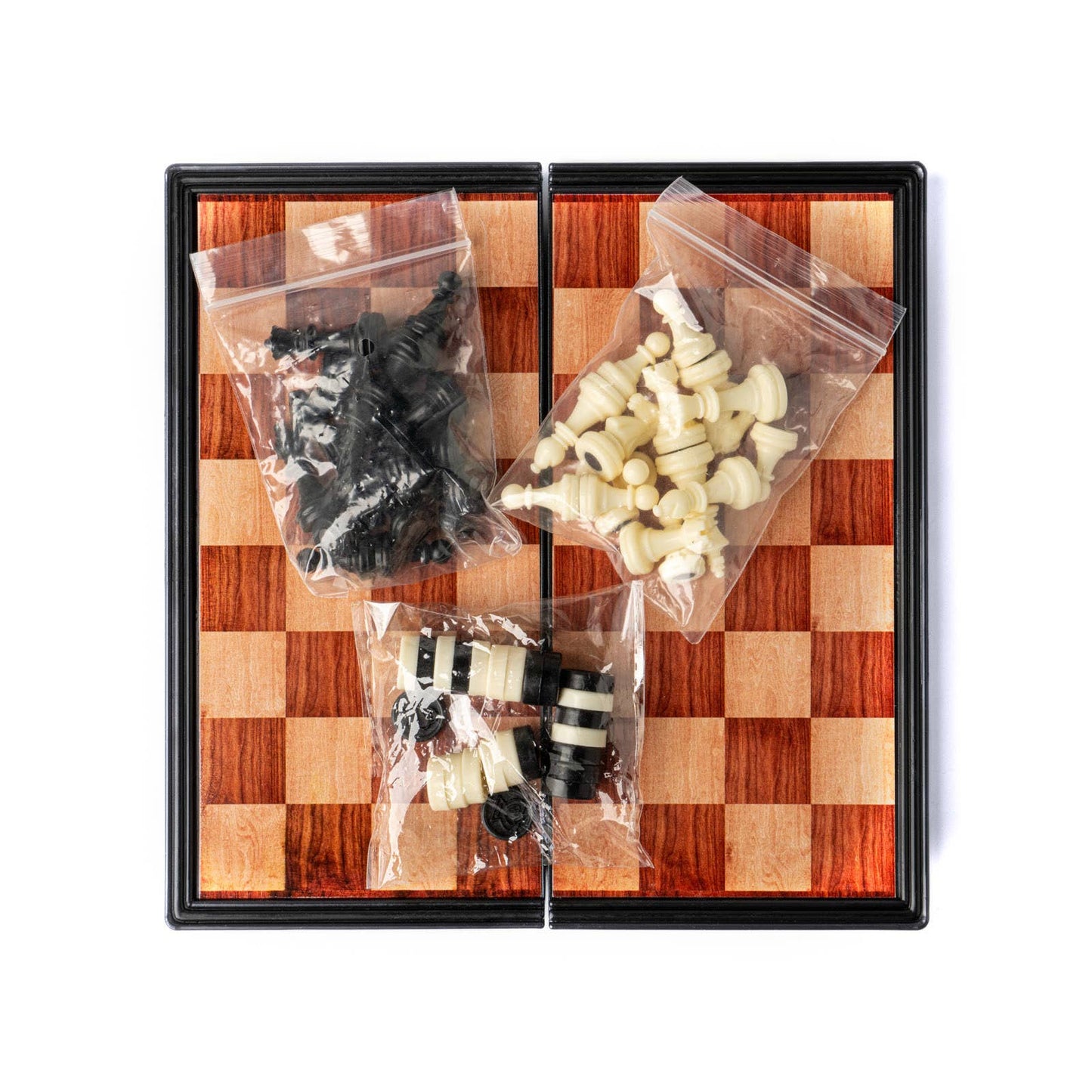 Bunkhouse King Of The Hill Magnetic Travel Chess And Checker
