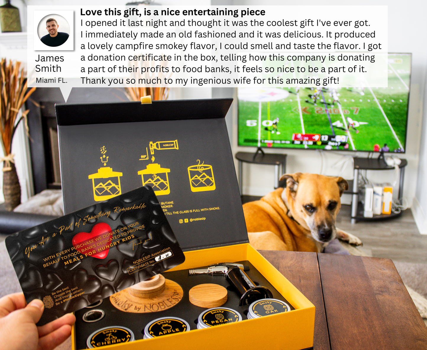 Cocktail Smoker Kit - Gift Box, Smoke Whiskey, Old Fashioned