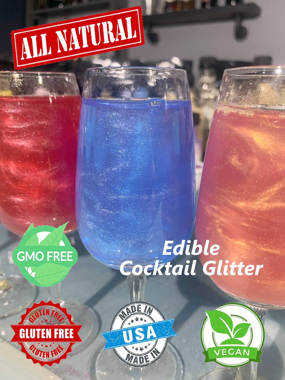 Snowy River Cocktail Glitter Red (1x4g)