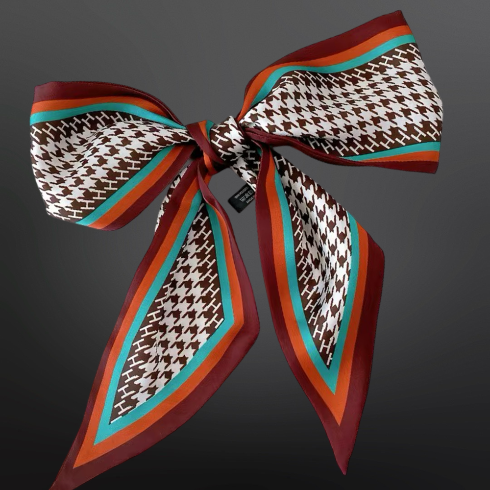 Arizona Western Houndstooth Twilly Scarf