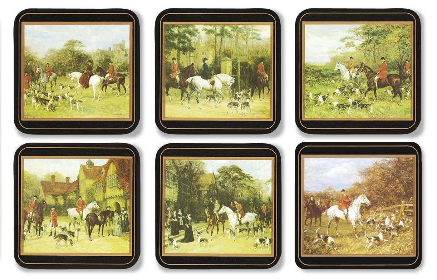 Tally Ho Coasters Set of 6