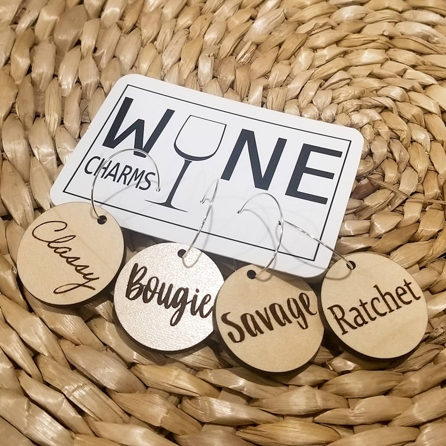 Bougie Wine Glass Charms: Cherry