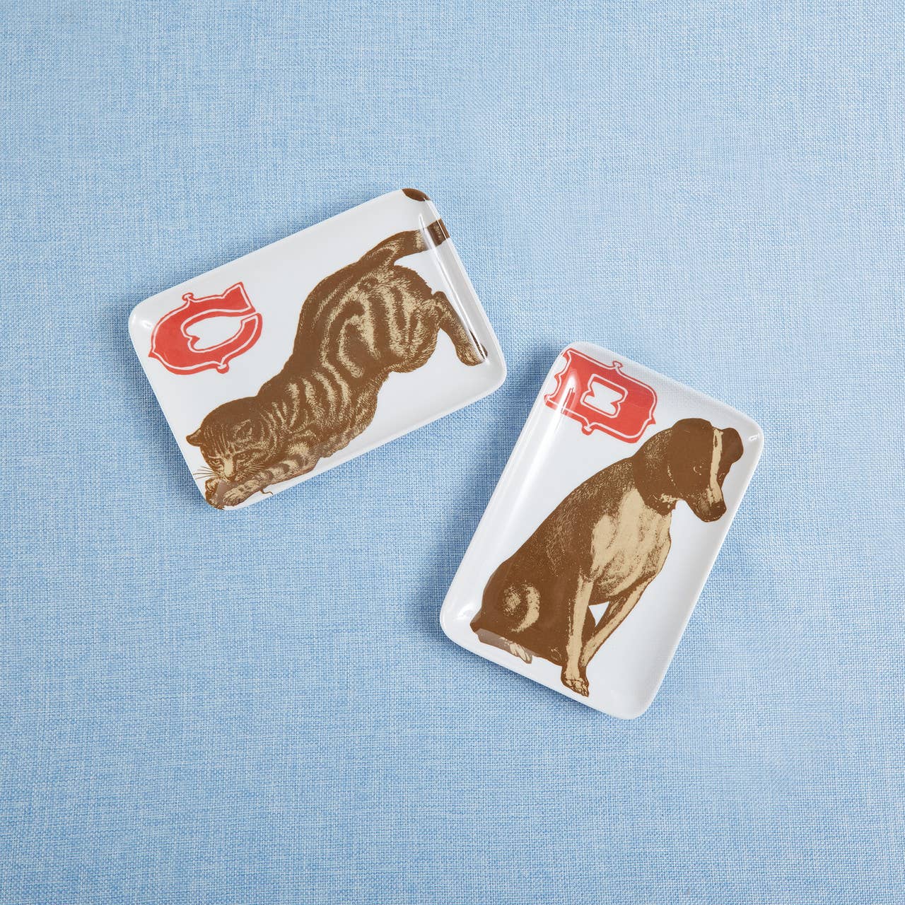 Alphabet Dog Melamine Valet Tray