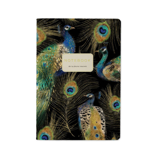 A5 Notebook - Magic Peacocks
