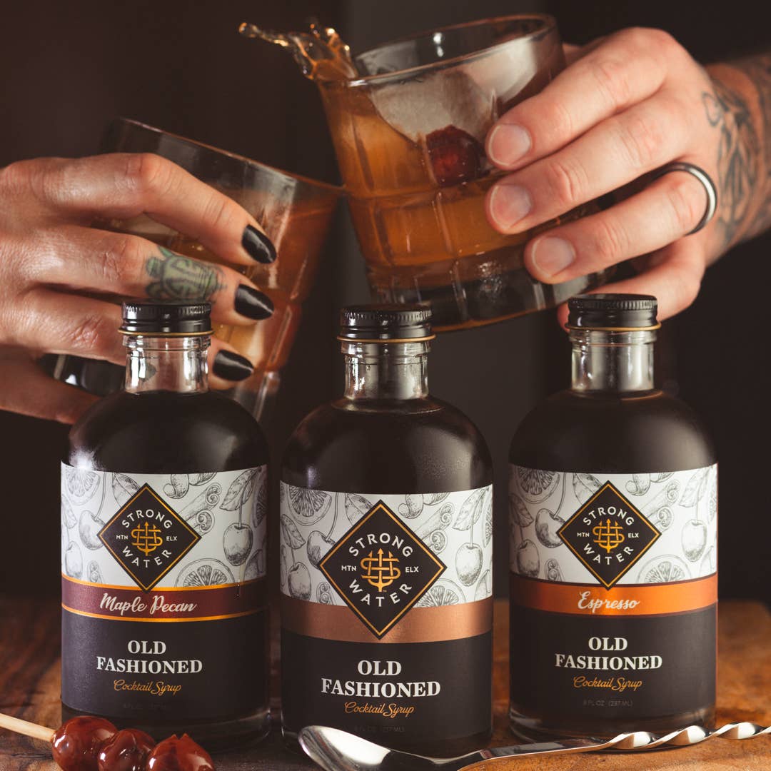 Maple Pecan Old Fashioned Cocktail Syrup