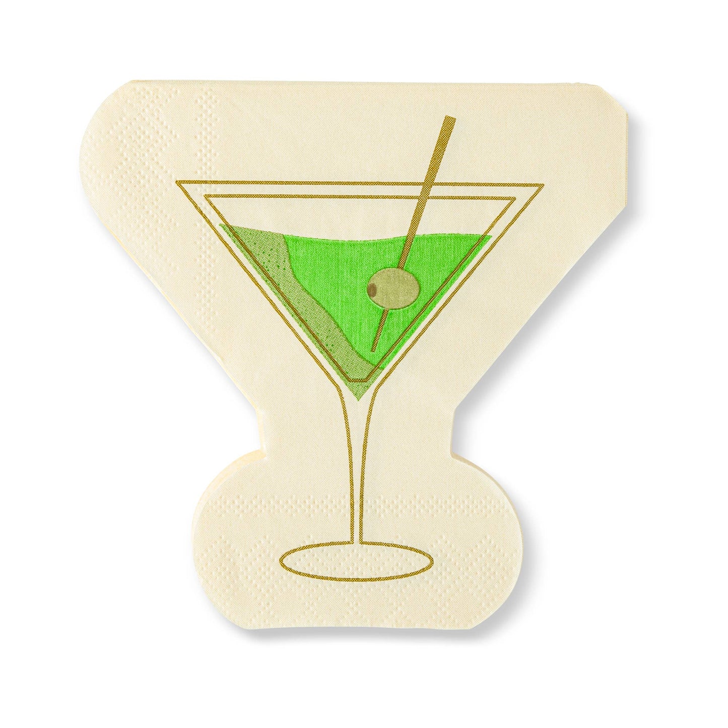 40pk Cocktail Napkins - Martini