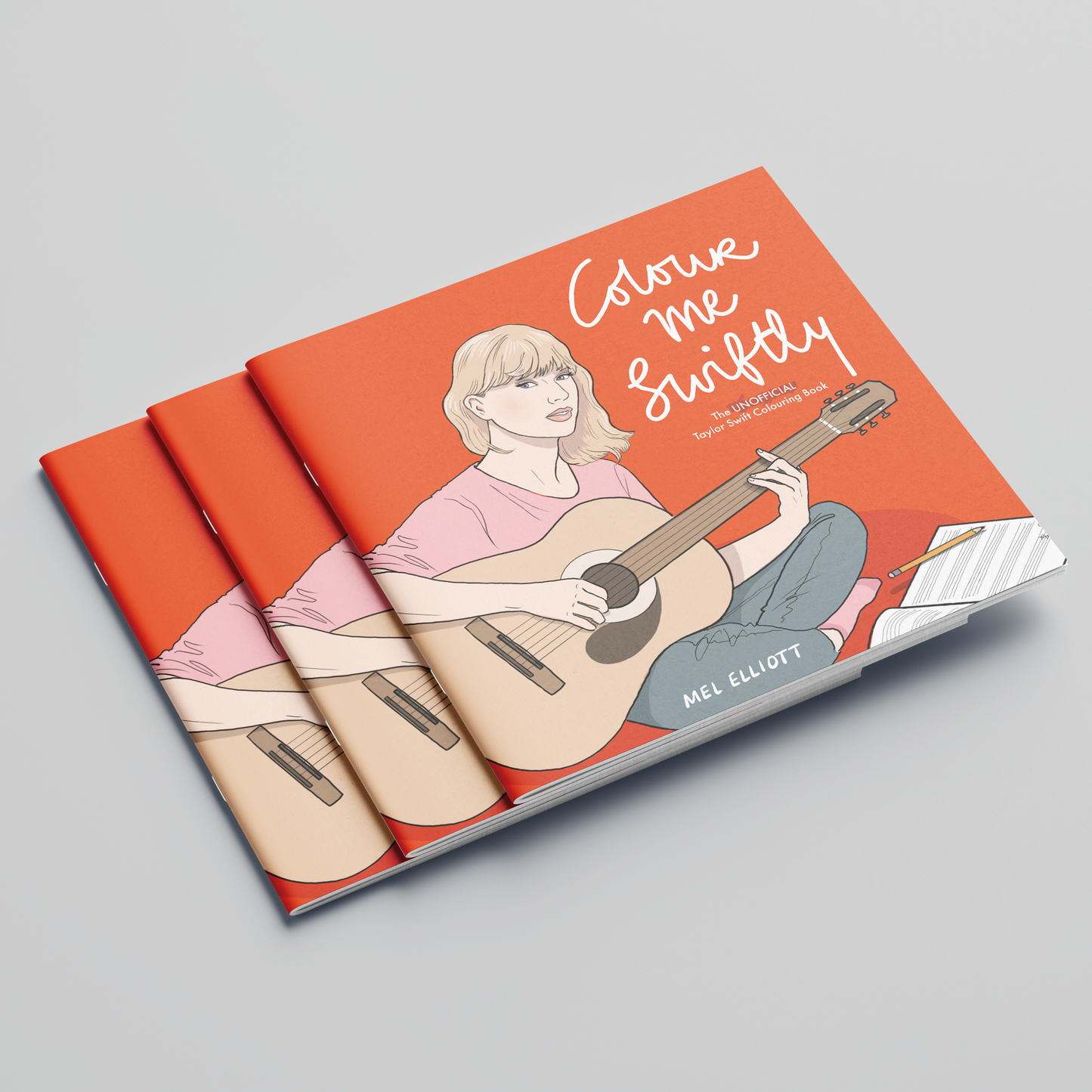 Colour Me Swiftly - Unofficial Taylor Swift Colouring book