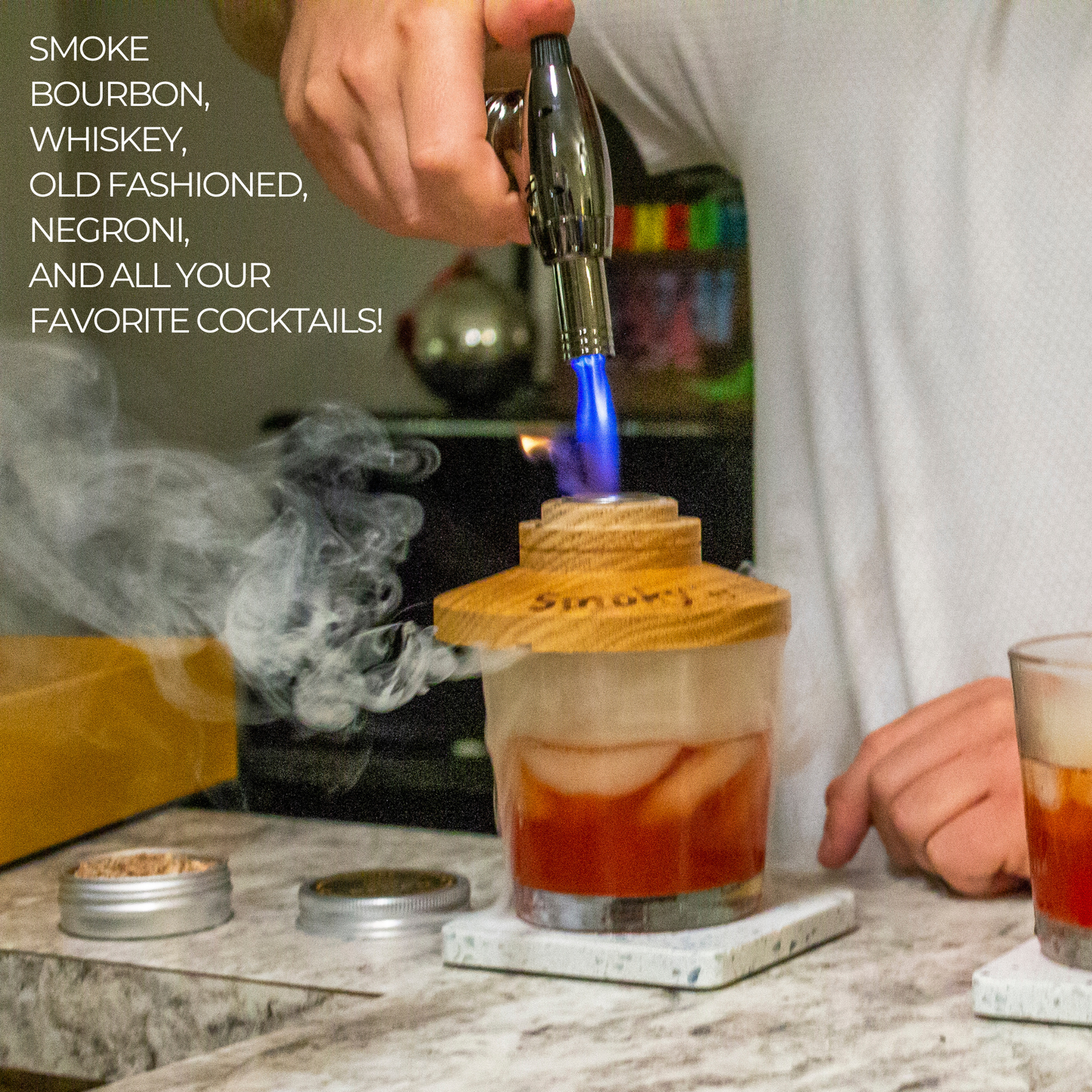 Cocktail Smoker Kit - Gift Box, Smoke Whiskey, Old Fashioned