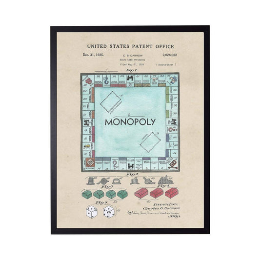 Watercolor Monopoly Patent