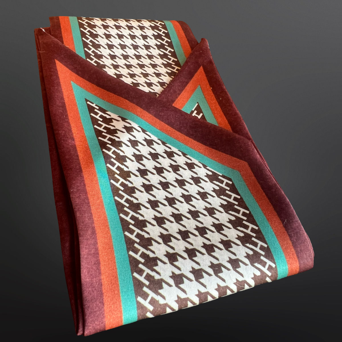Arizona Western Houndstooth Twilly Scarf