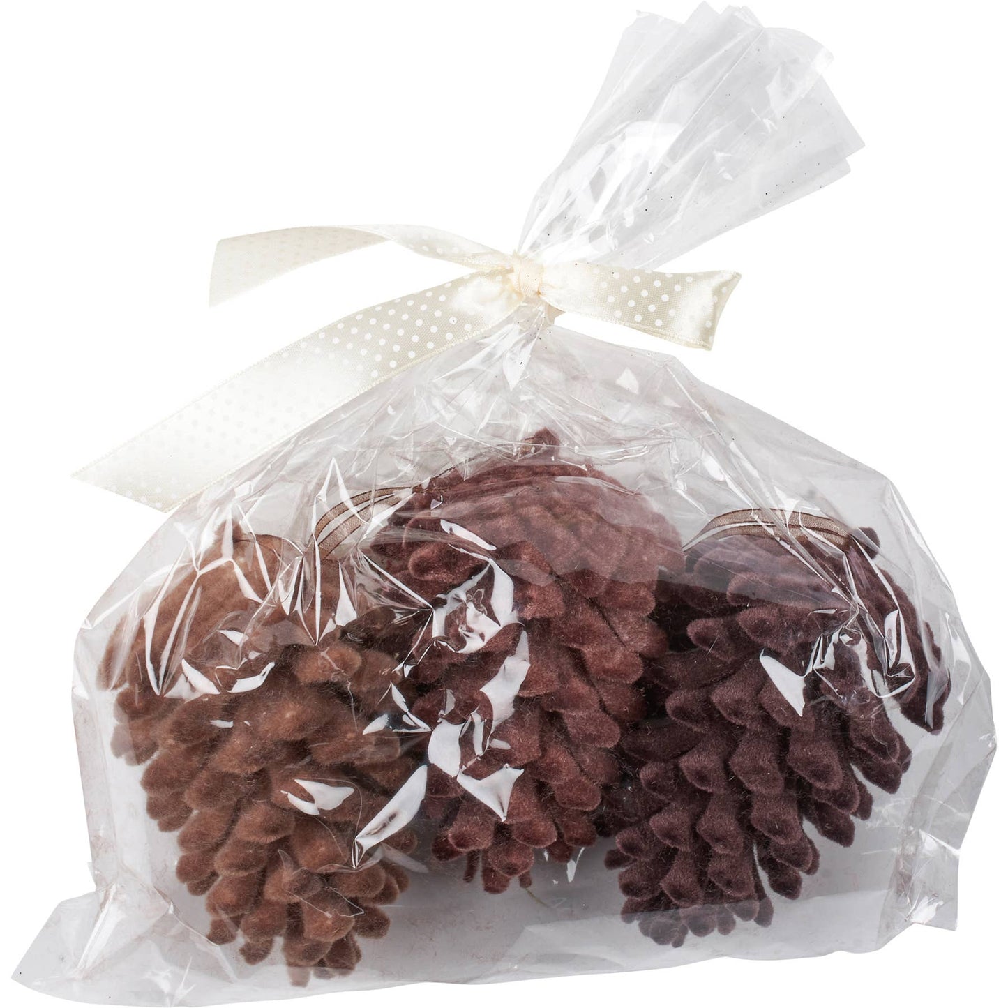 Medium Pinecone Christmas Ornament Set