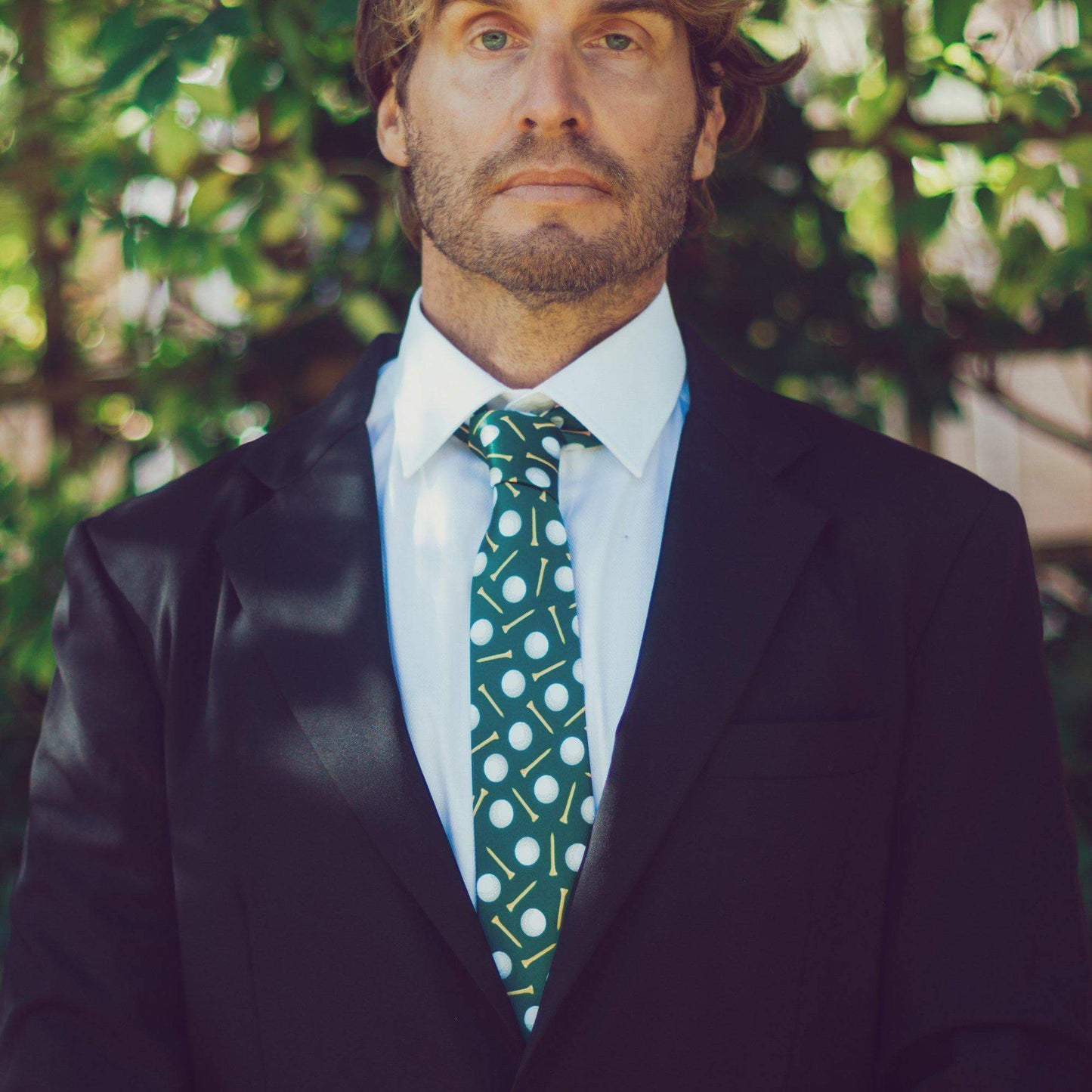 You'll Need A Lot Of Balls To Golf With Me Neck Tie Necktie: One Size / Green