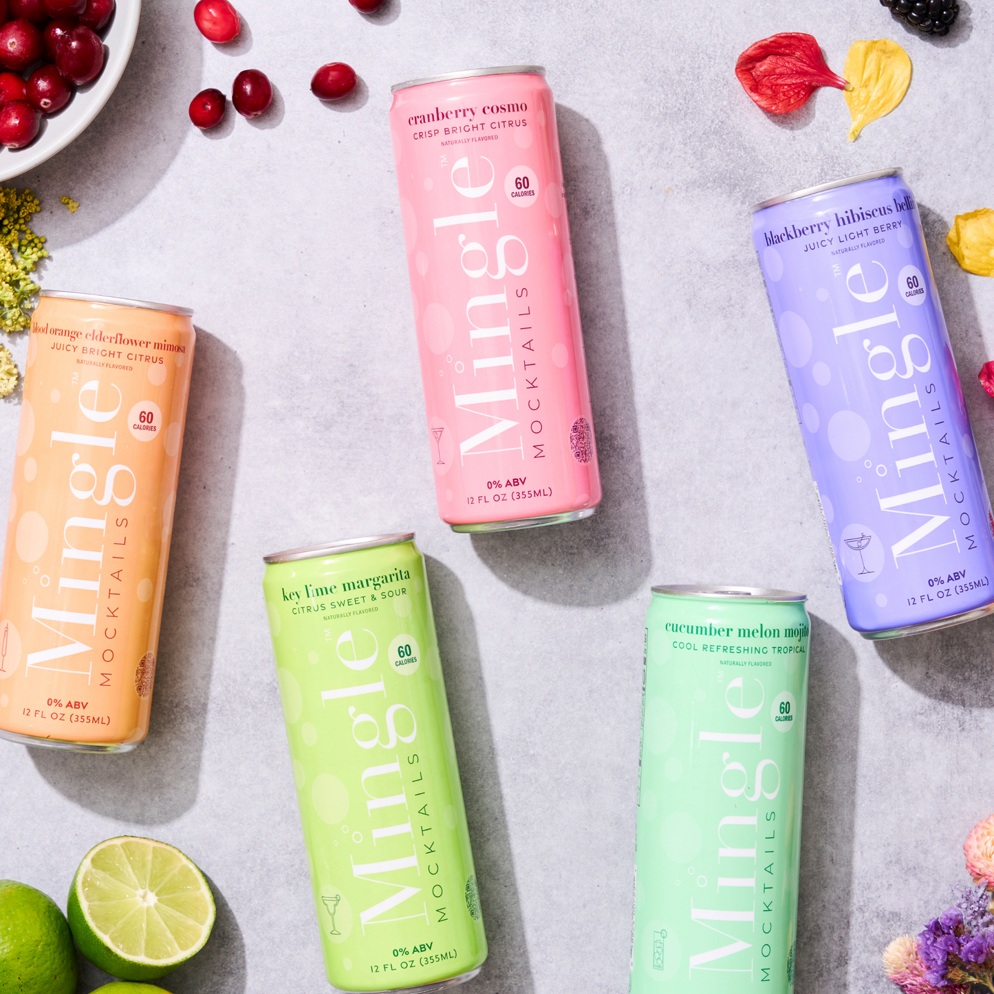 Mingle Mocktails Variety Pack (4x 6 Can Cartons)