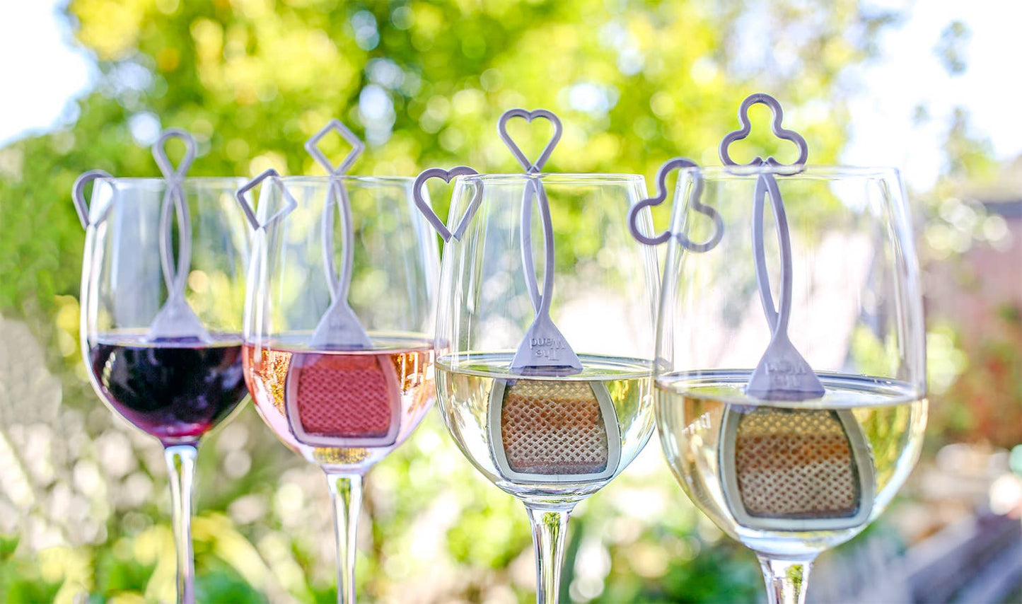 The Wand™ Wine Purifier 55 ct.  (Singles, Silver)