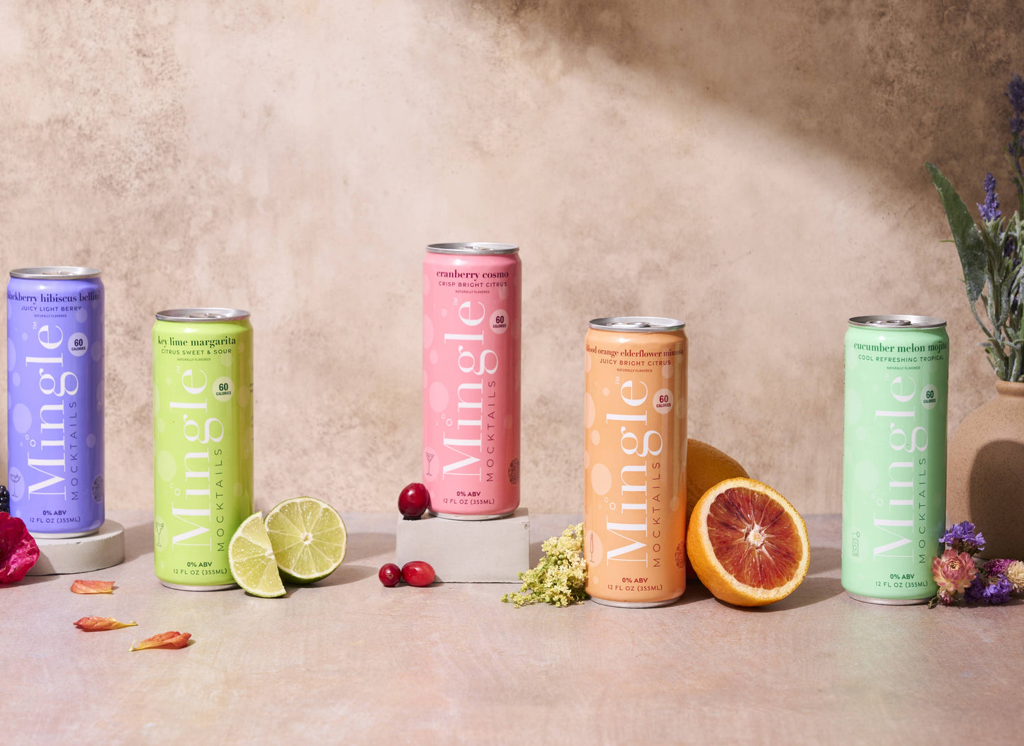 Mingle Mocktails Variety Pack (4x 6 Can Cartons)
