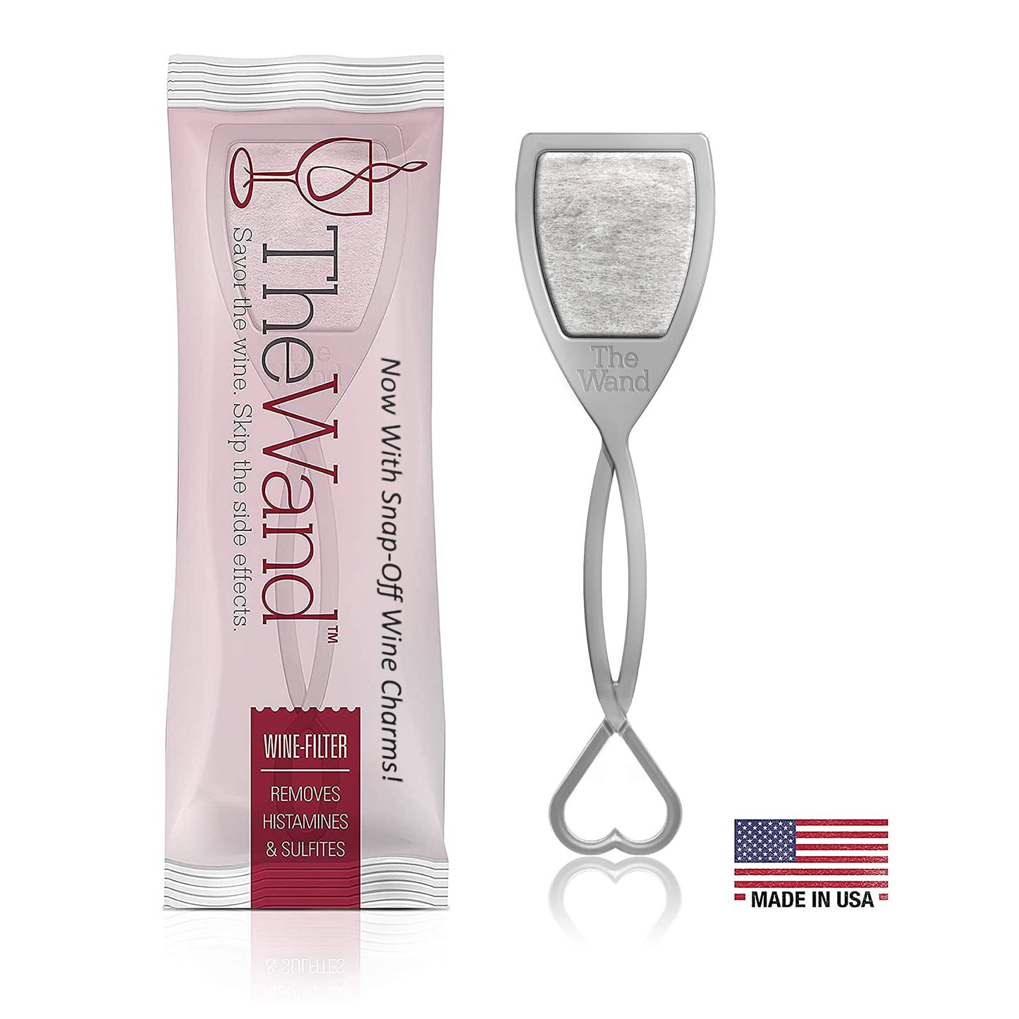 The Wand™ Wine Purifier 55 ct.  (Singles, Silver)
