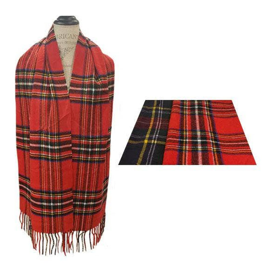 Classic Tarten plaid cashmere touch muffler scarf