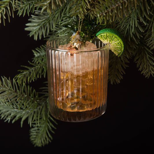Mai Tai Cocktail Christmas Ornament